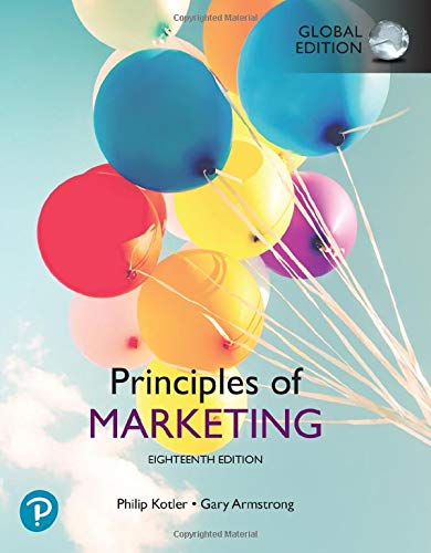 Principles of Marketing, Global Edtion [Paperback] 18e by Philip T. Kotler - Smiling Bookstore