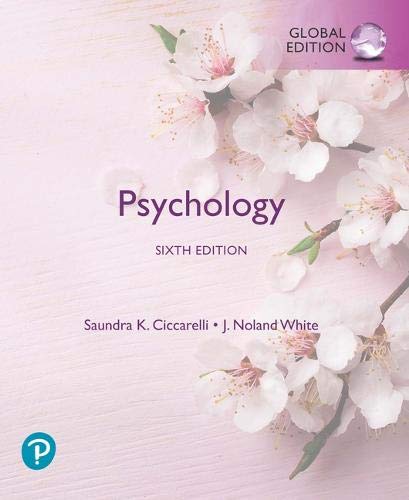 Psychology, Global Edition [Paperback] 6e by Ciccarelli