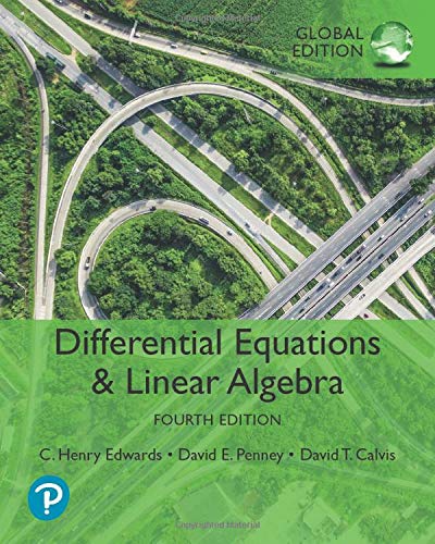 Differential Equations and Linear Algebra, Global Edition [Paperback] 4e by Edwards