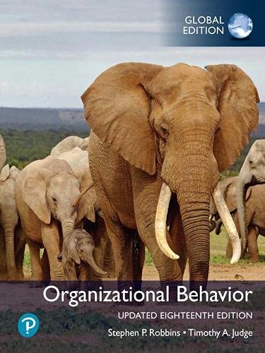 Organizational Behavior [Paperback] 18e by Stephen Robbins