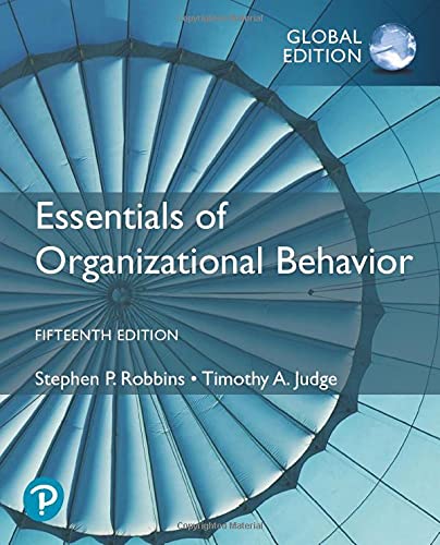 Essentials of Organizational Behavior [Paperback] 15e by Stephen Robbins