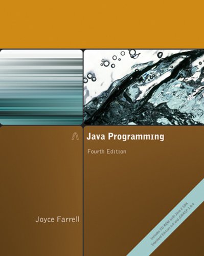 Java Programming [Paperback] 4e by Joyce Farrell