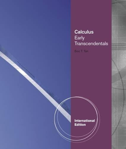 Calculus: Early Transcendentals [Paperback] 1e by TAN