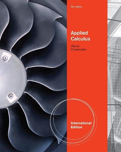 Applied Calculus [Paperback] 5e by WANER / COSTENOBLE