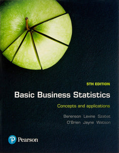 Basic Business Statistics [Paperback] 5e by Berenson