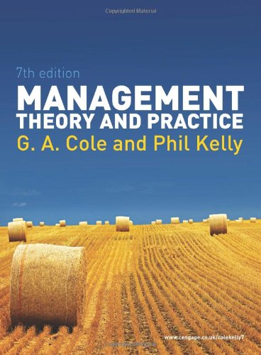 Management [Paperback] 7e by G.A. Cole