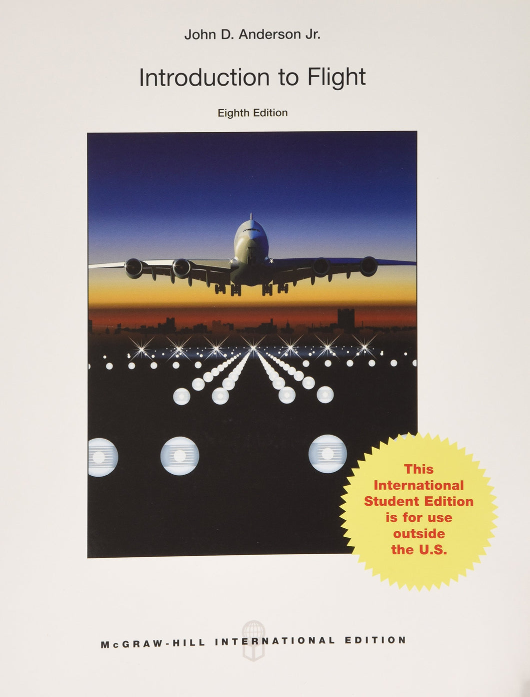 Introduction to Flight [Paperback] 8e by Anderson, John - Smiling Bookstore :-)